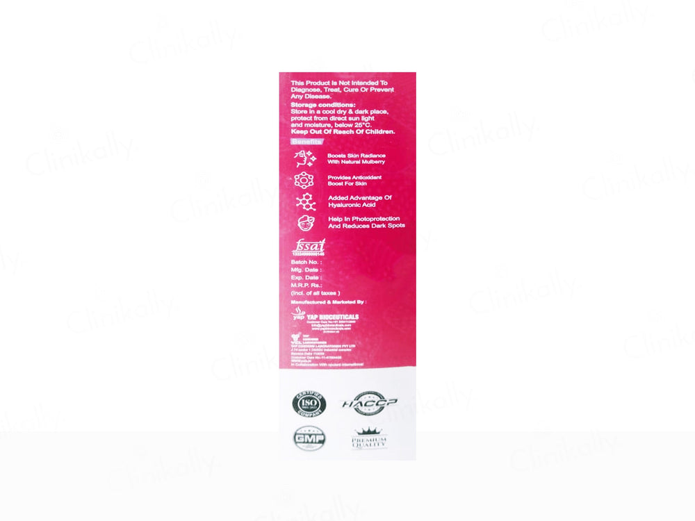 Gluvita Glutathione & Collagen Sugar Free Effervescent Tablet - Strawberry Flavour