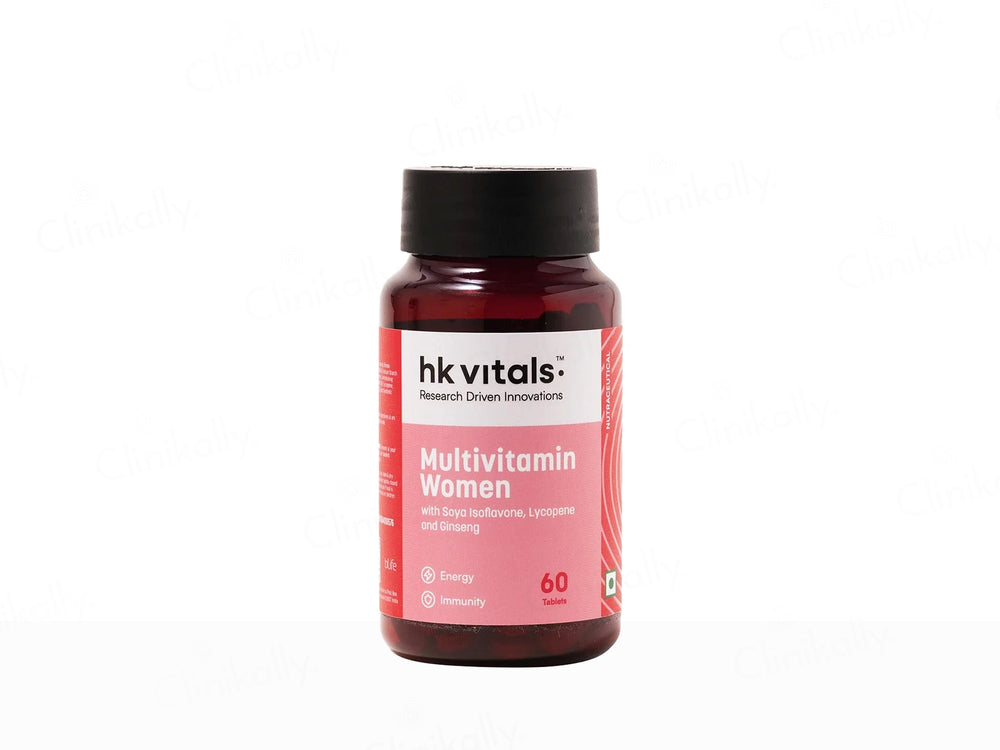 HK Vitals Multivitamin With Soya-Isoflavones, Lycopene & Ginseng Extract Tablet For Women