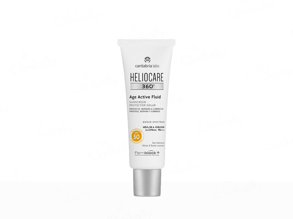 Heliocare 360 Age Active Fluid Protector Solar Sunscreen SPF 50 PA++++