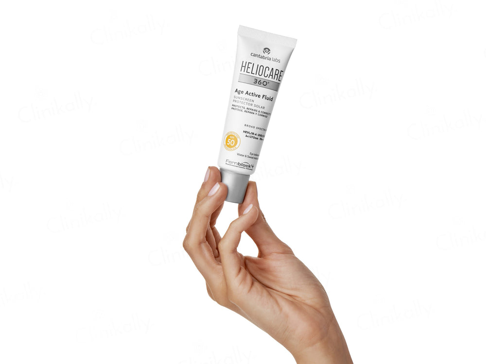 Heliocare 360 Age Active Fluid Protector Solar Sunscreen SPF 50 PA++++
