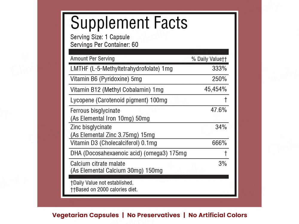 IMeMyself Mom Care Growth Dietary Supplement Vegetarian Capsule