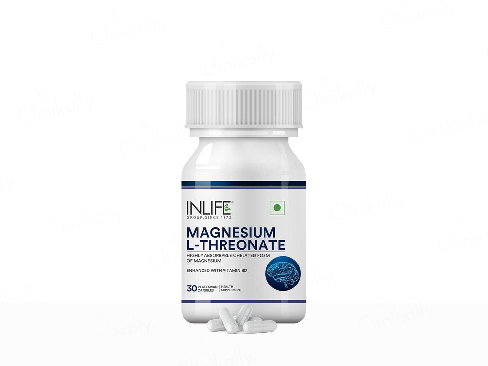 Inlife Magnesium L-Threonate Health Supplement Vegetarian Capsule
