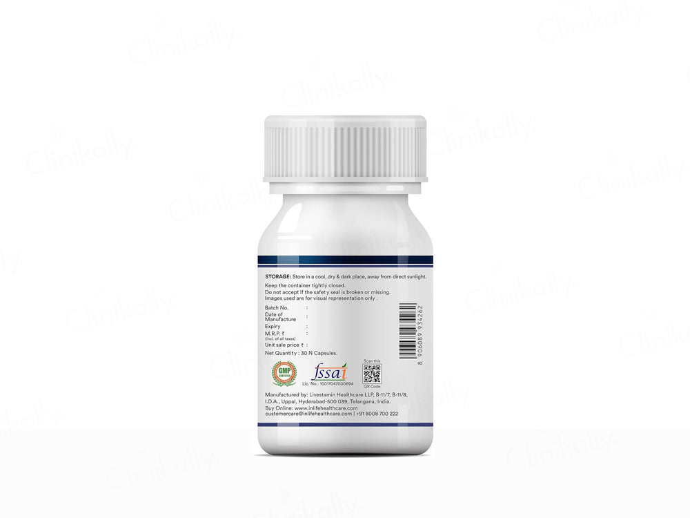 Inlife Magnesium L-Threonate Health Supplement Vegetarian Capsule