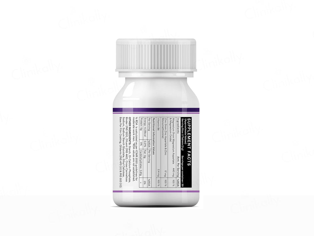 Inlife Triple Strength ZMA Health Supplement Tablet
