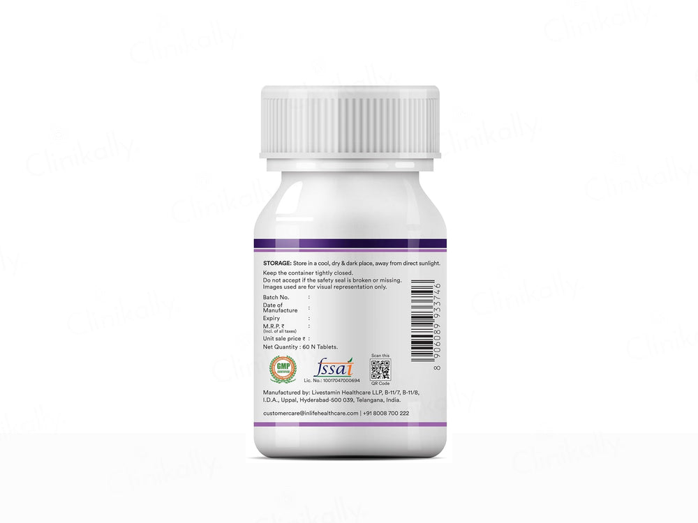 Inlife Triple Strength ZMA Health Supplement Tablet
