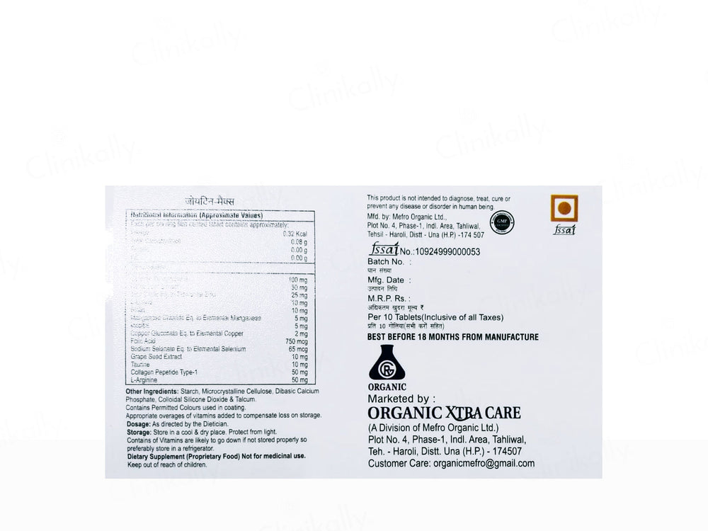 Joytin-Max Hair Supplement Tablet
