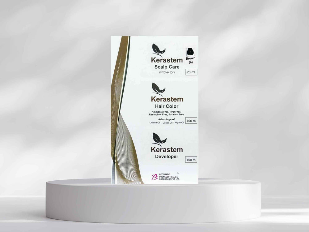 Kerastem Hair Color 4 Brown