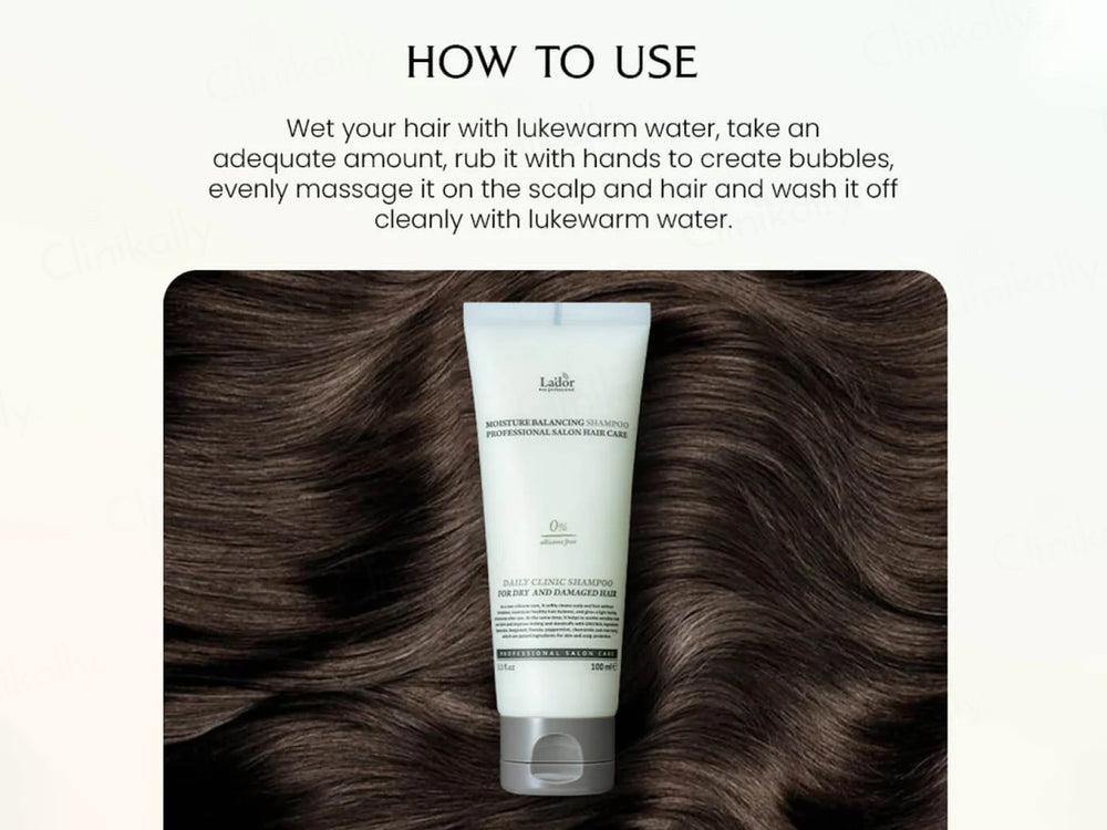 Lador Moisture Balancing Daily Clinic Shampoo For Dry & Damaged Hair