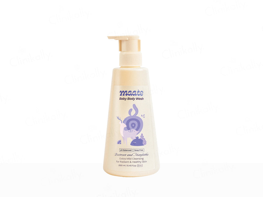 Maate Beetroot and Manjistha Baby Body Wash For Radiant & Healthy Skin