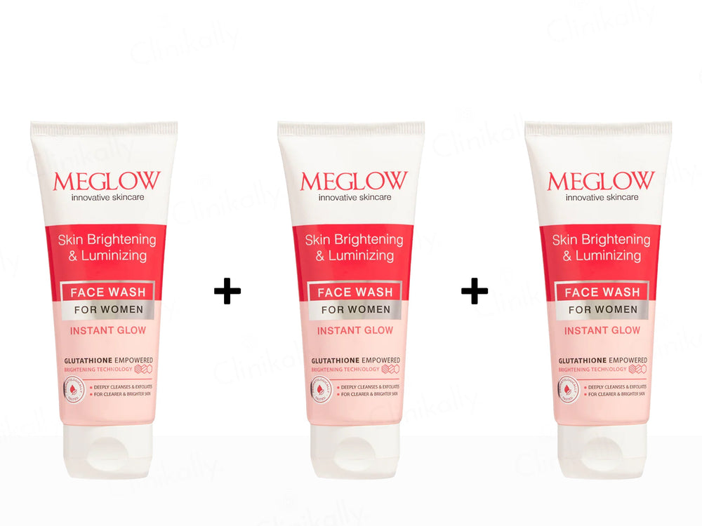 Meglow Instant Glow Skin Brightening & Luminizing Face Wash For Women