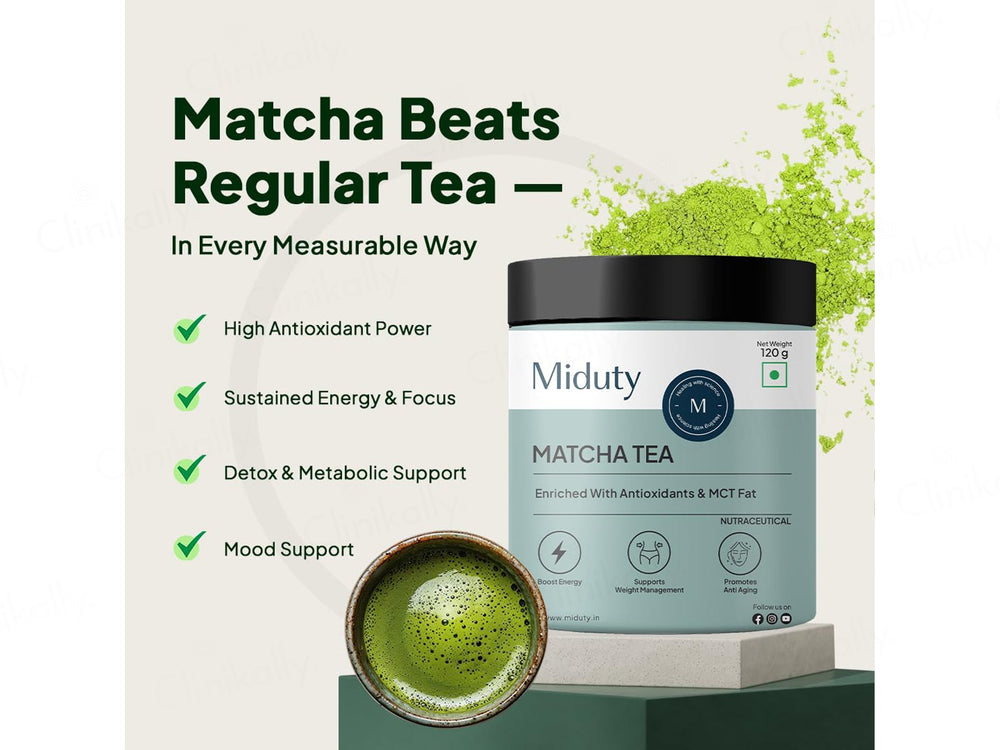 Miduty Matcha Tea Nutraceutical Powder