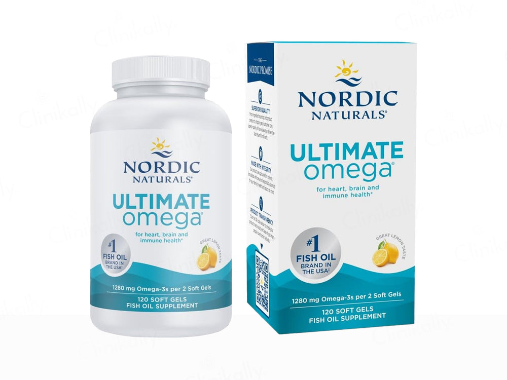 Nordic Naturals Ultimate Omega Fish Oil Supplement Softgel