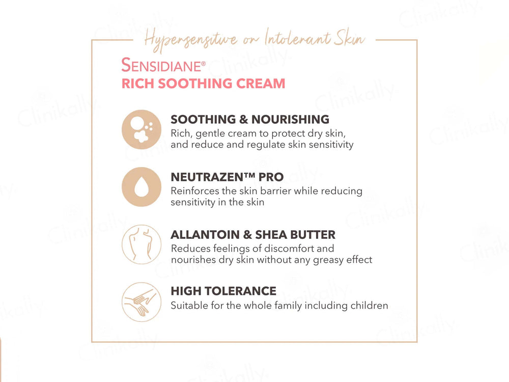 Noreva Sensidiane Riche Soothing Cream For Dry To Very Dry Skin