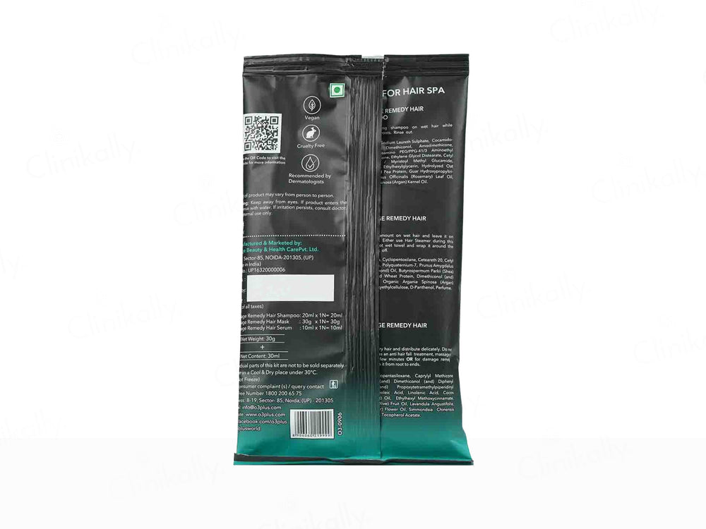 O3+ Hair Spa Kit Infused With Argan Oil, Rosemary & Oats For Hair Fall Control