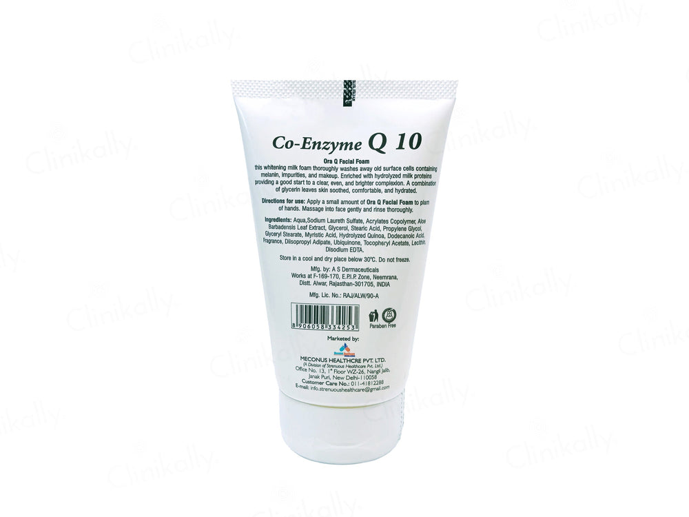Ora Q Whitening Facial Foam