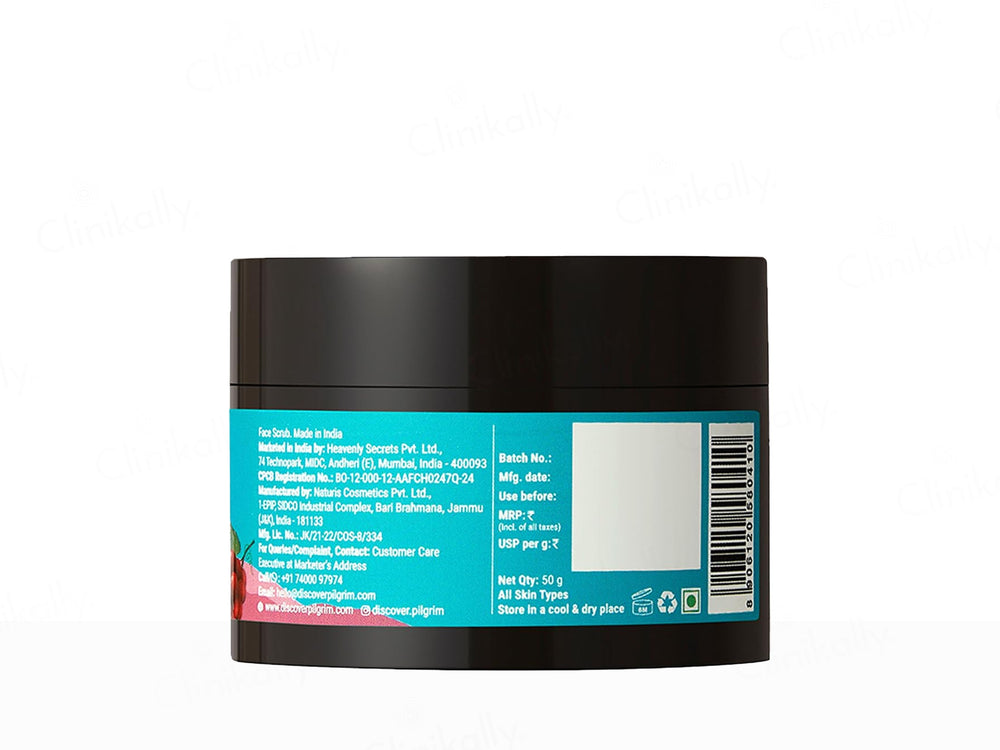 Pilgrim French Red Vine Youthful Glow Face Scrub