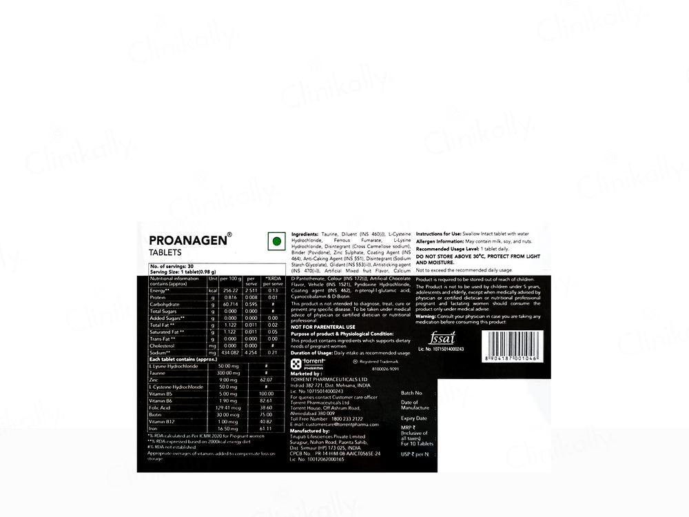 Proanagen Tablet