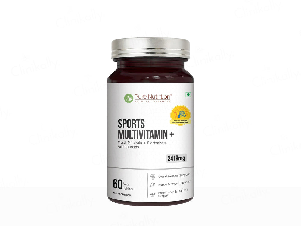 Pure Nutrition Sports Multivitamin+ 2419mg Nutraceutical Veg Tablet