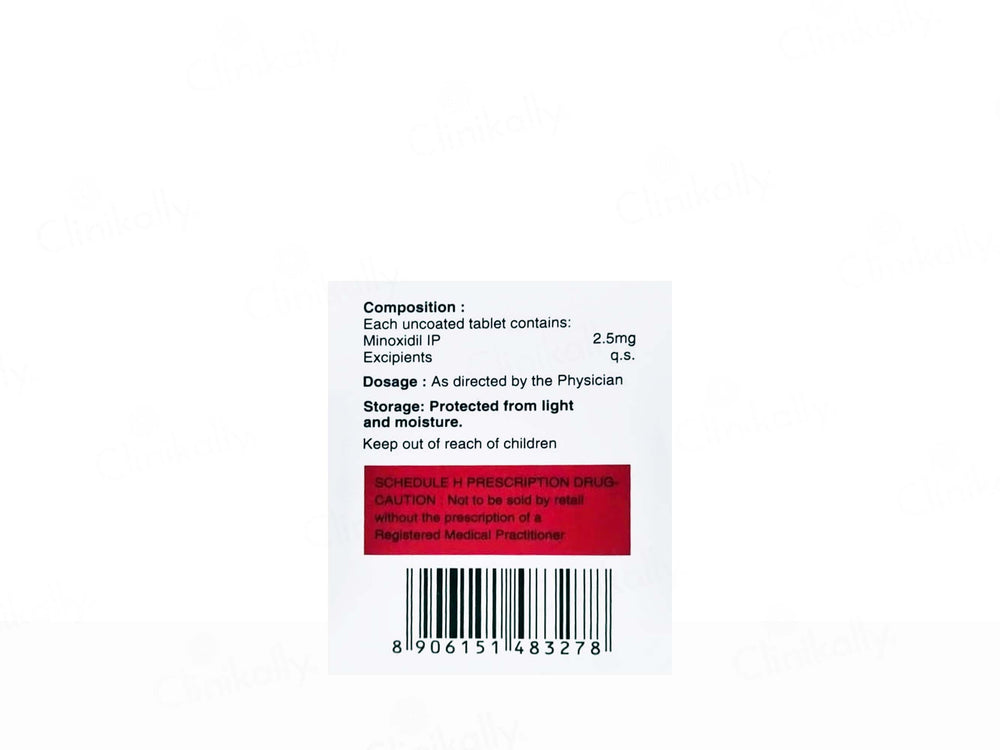 Retronox 2.5mg Hair Growth Tablet