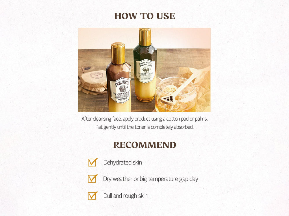 SKINFOOD Royal Honey Propolis Enrich Toner