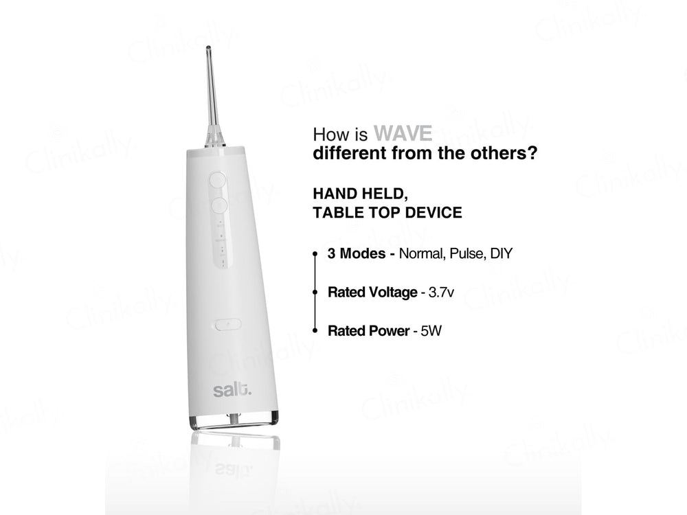 Salt. Wave Water Flosser - White