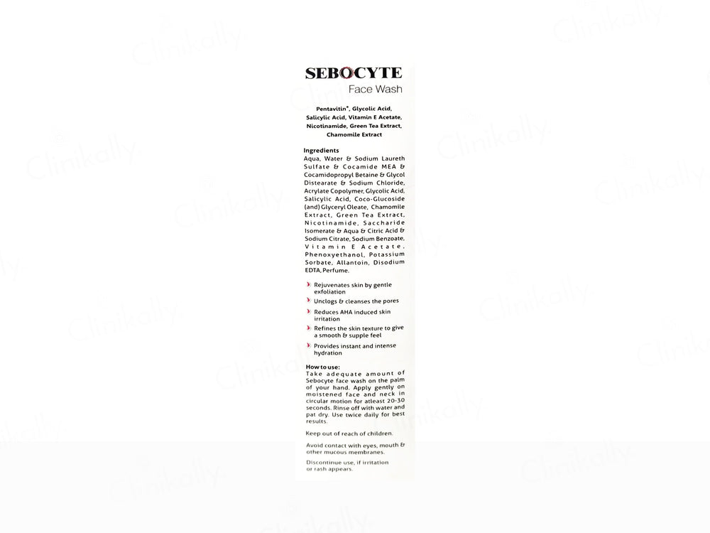 Sebocyte Gentle Exfoliating Face Wash