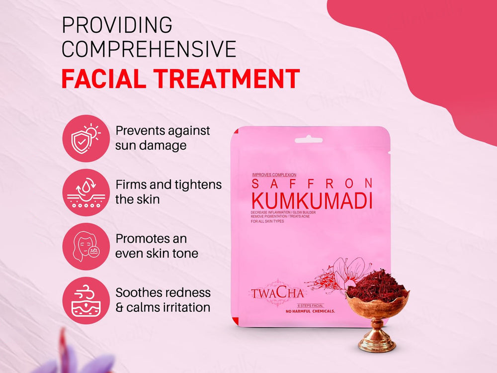 TWACHA Saffron Kumkumadi Facial Kit