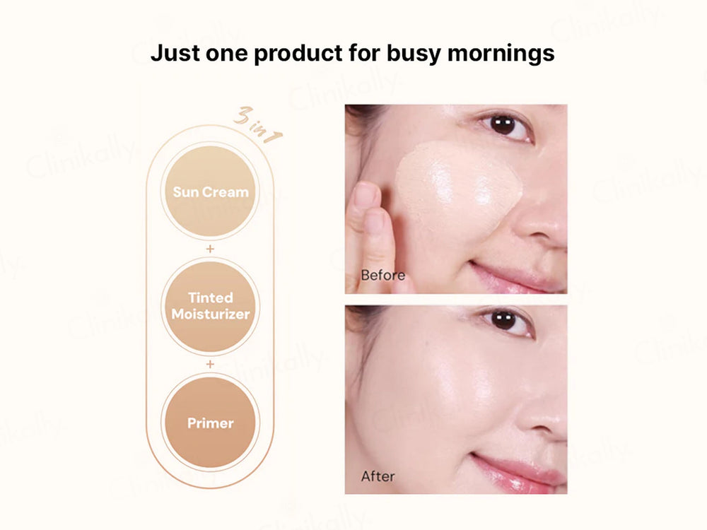 Thank You Farmer Be Beautiful Skin Tint Dewy Glow Moisturiser Sunscreen SPF 50 PA++++ (Honey)