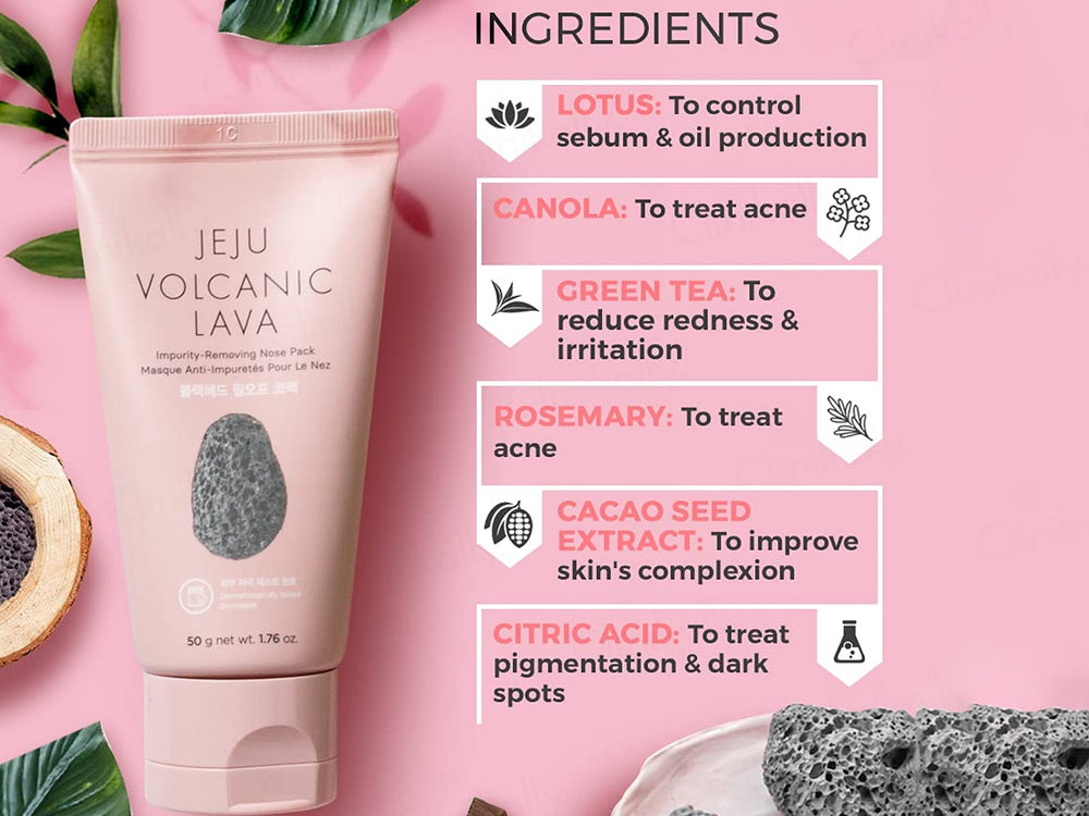 The Face Shop Jeju Volcanic Lava Impurity Removing Nose Pack