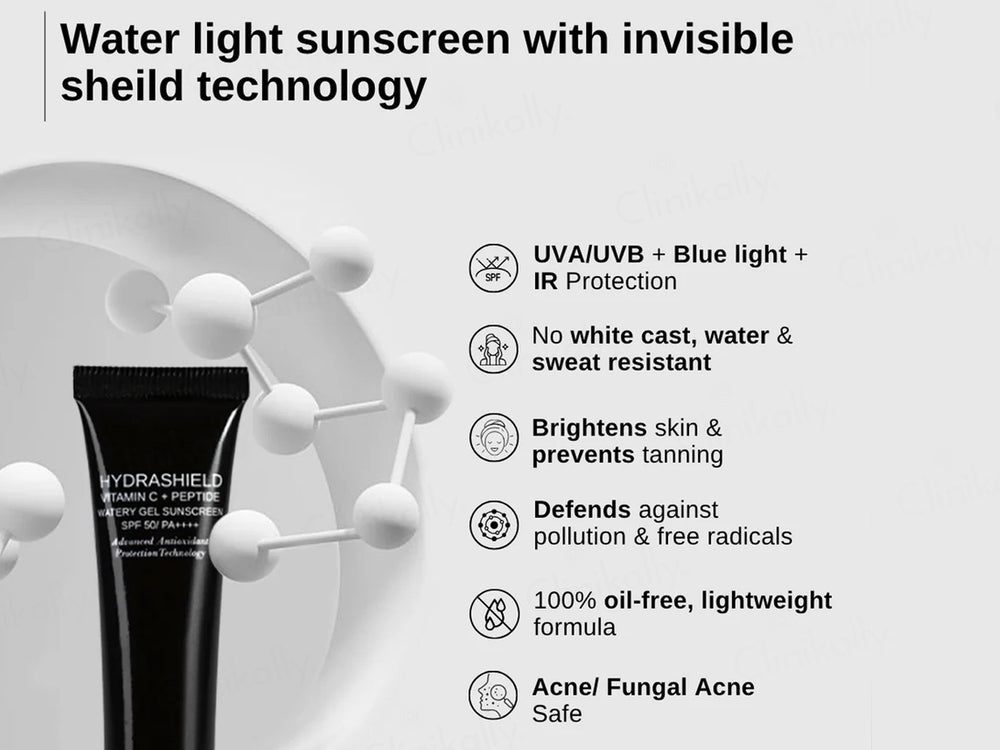 The FormulaRx Hydrashield Vitamin C + Peptide Watery Gel Sunscreen