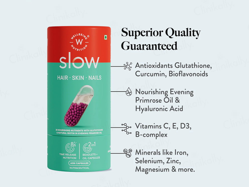 Wellbeing Nutrition Slow Hair & Skin & Nails Capsule