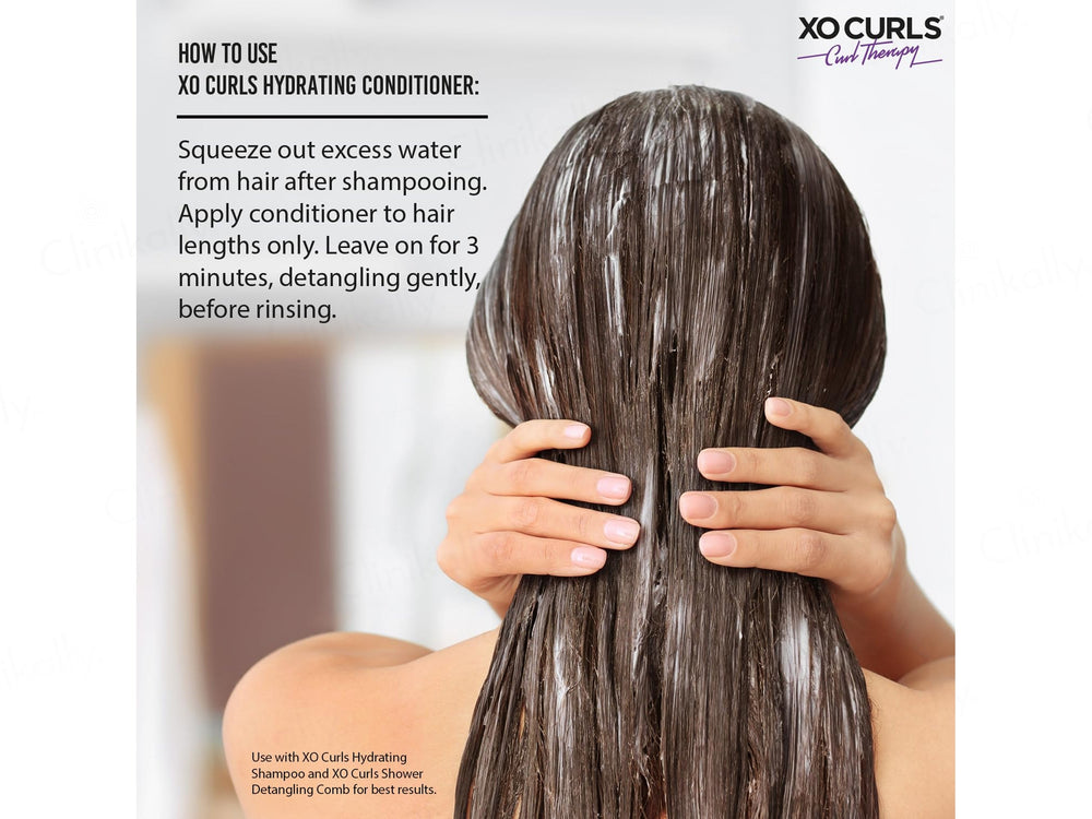 Xo Curls Hydrating Conditioner With Shea Butter, Argan Oil & Aloevera