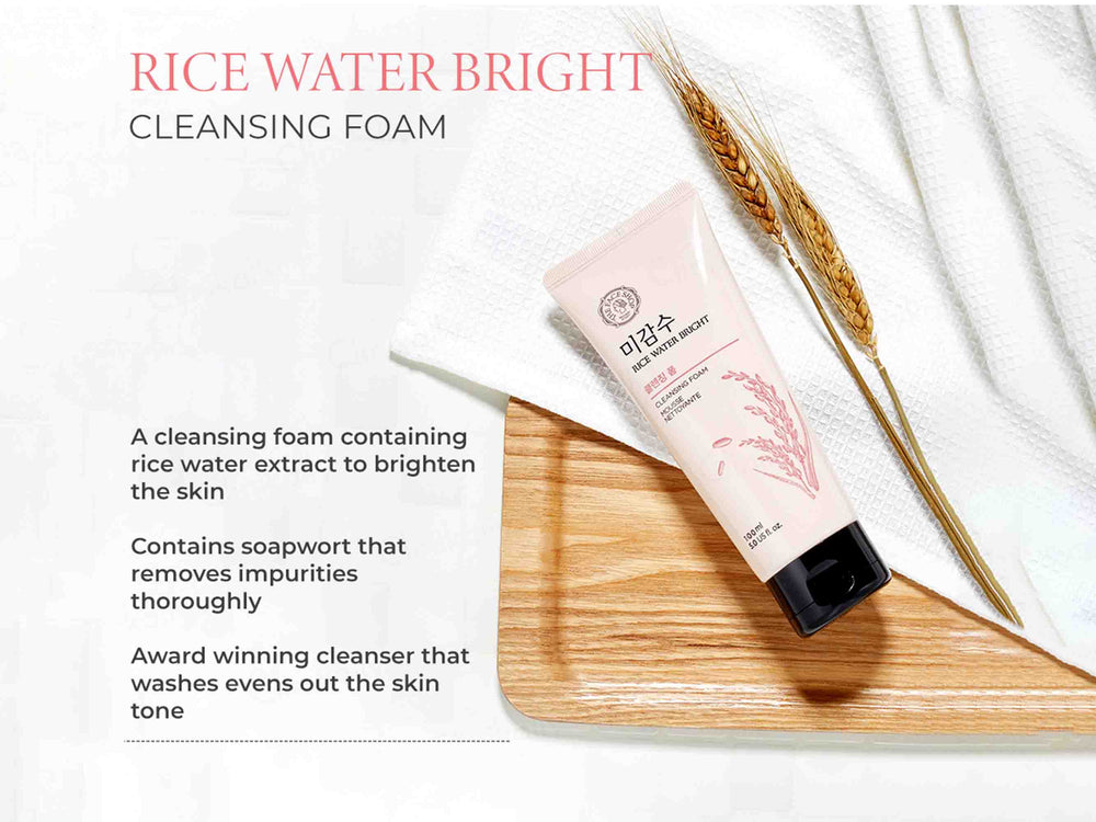 The Face Shop Rice Water Bright Foaming Cleanser