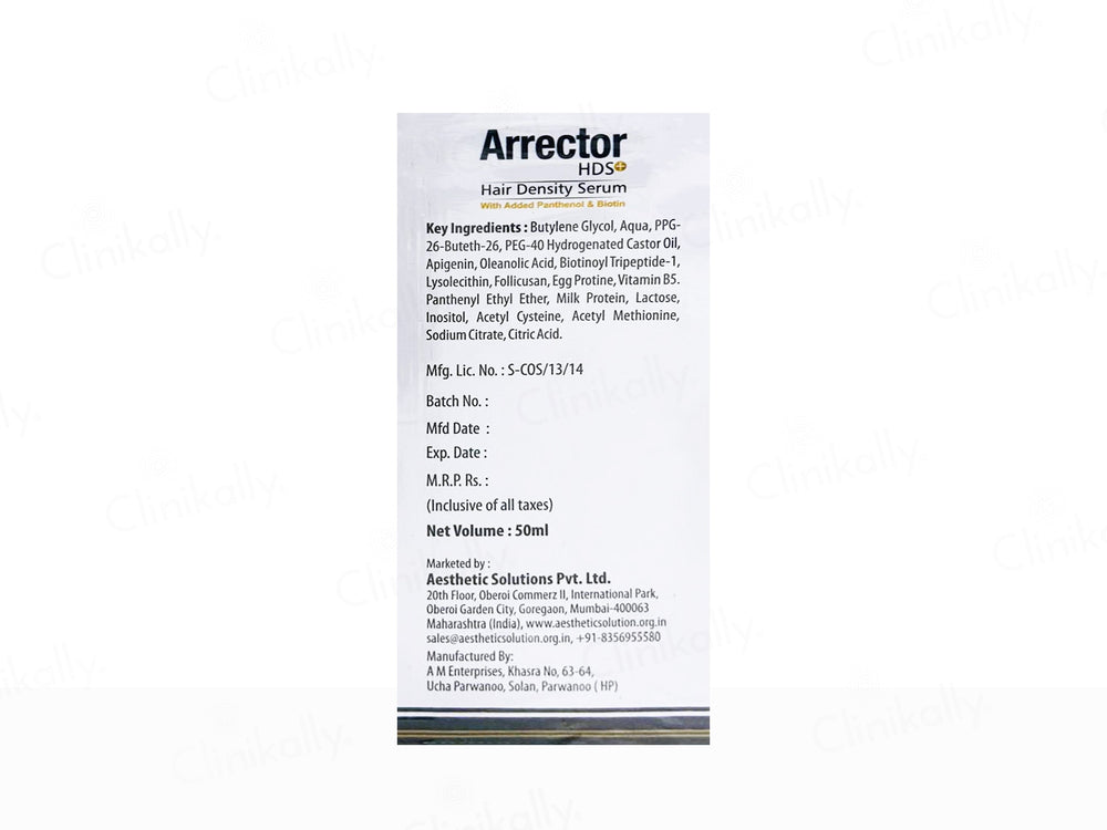 Arrector HDS+ Hair Density Serum