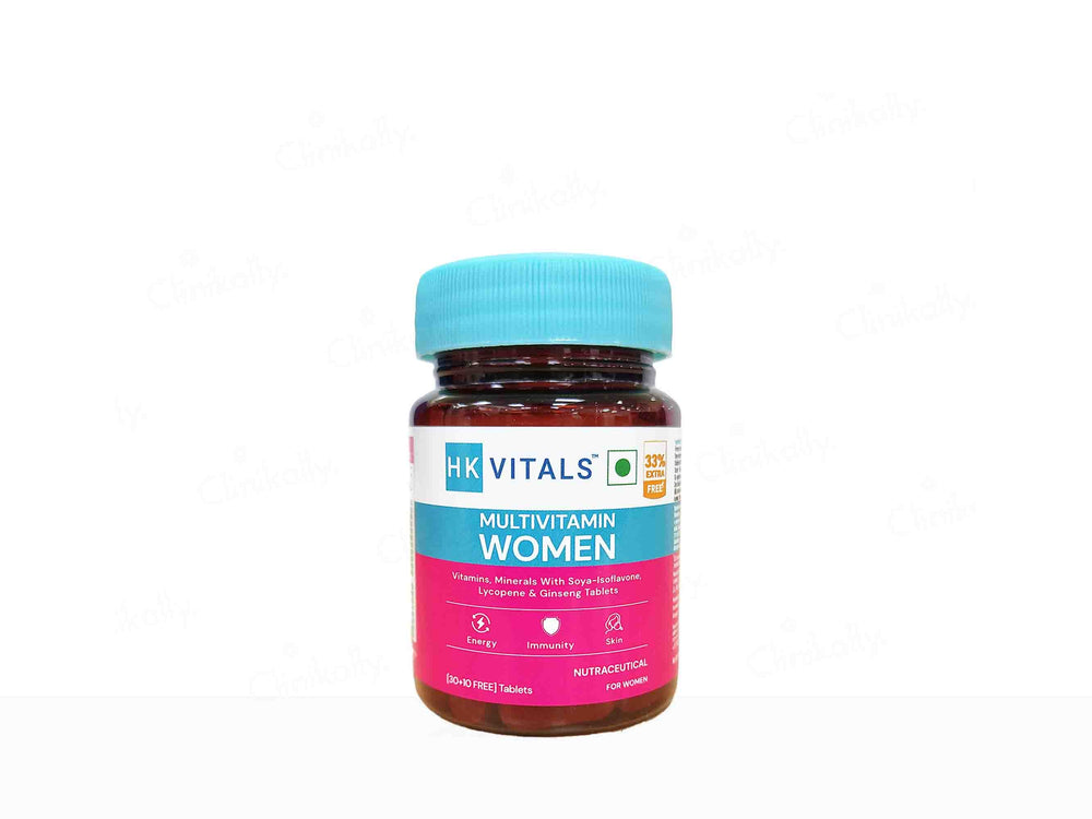 HK Vitals Multivitamin With Soya-Isoflavones, Lycopene & Ginseng Extract Tablet For Women