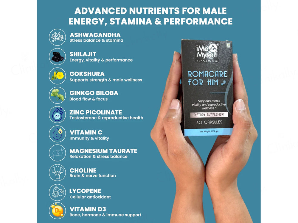 iMeMyself Romacare For Him Dietary Supplement Vegetarian Capsule