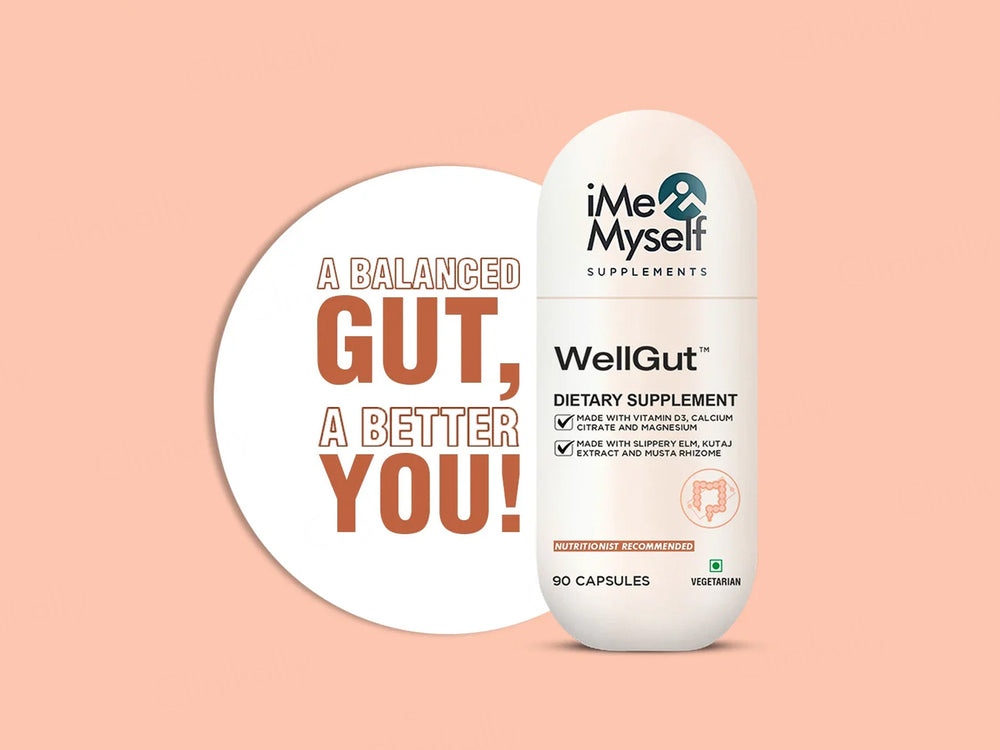 iMeMyself Well Gut Dietary Supplement Vegetarian Capsule