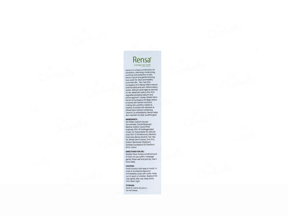 Rensa Foaming Face Wash