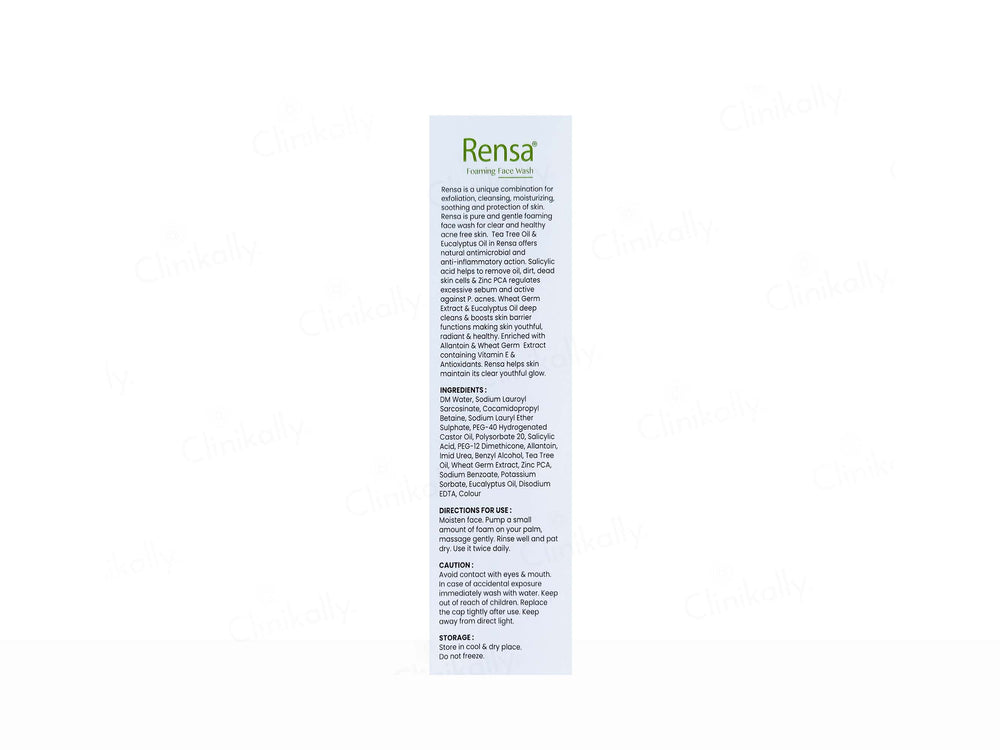 Rensa Foaming Face Wash